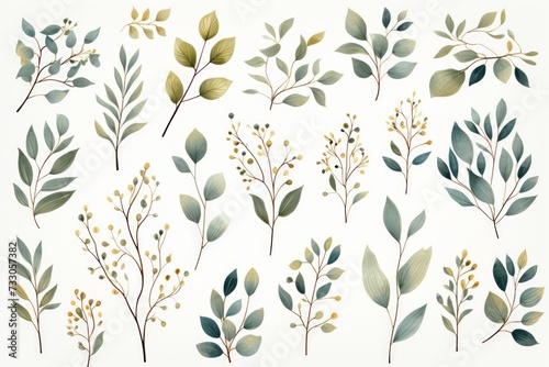 A Collection of Delicate Botanical Illustrations