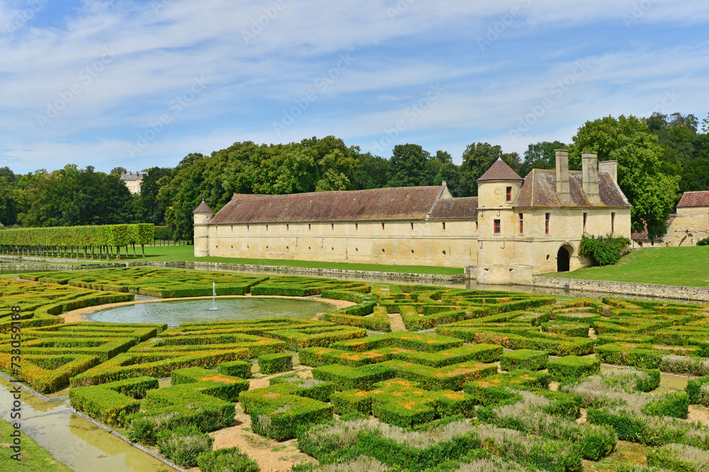 Chaussy, France - may 15 2023 : Villarceaux estate