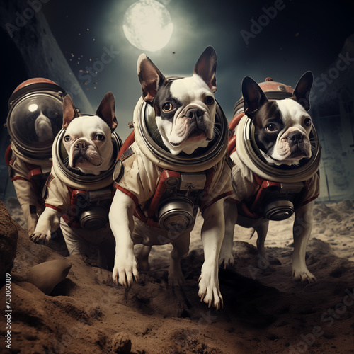 Hunde Boston Terriers 