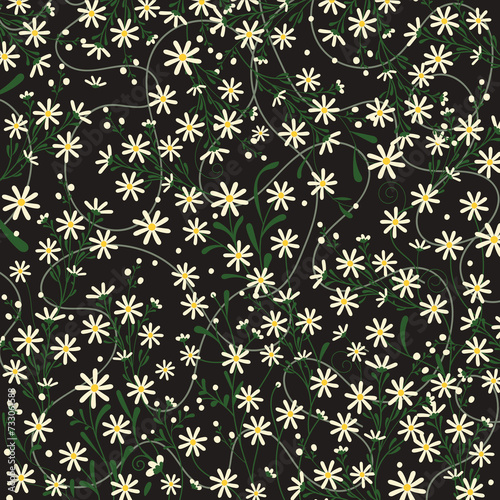 Wallpaper Mural Background with flowers .Floral Pattern Designs. Torontodigital.ca