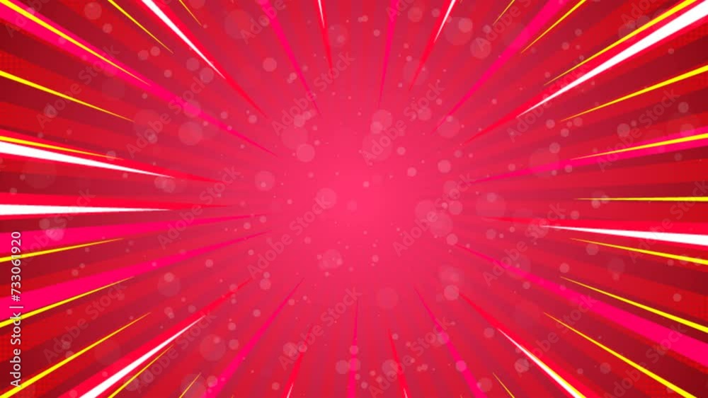 Comic background animation, vintage pop art background, with animated ...