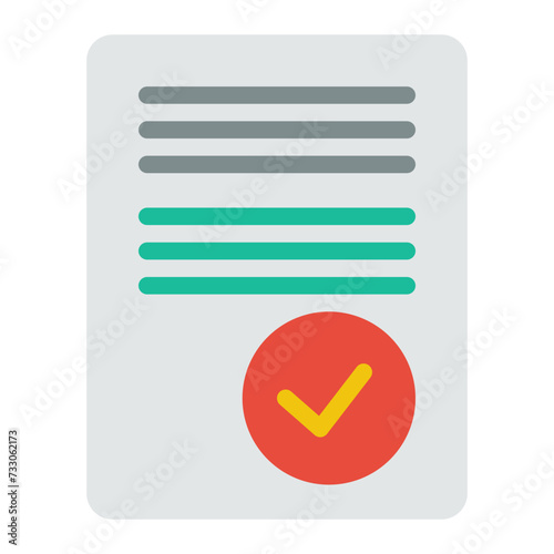 This is the Accept icon from the Online Marketing icon collection with an Color style