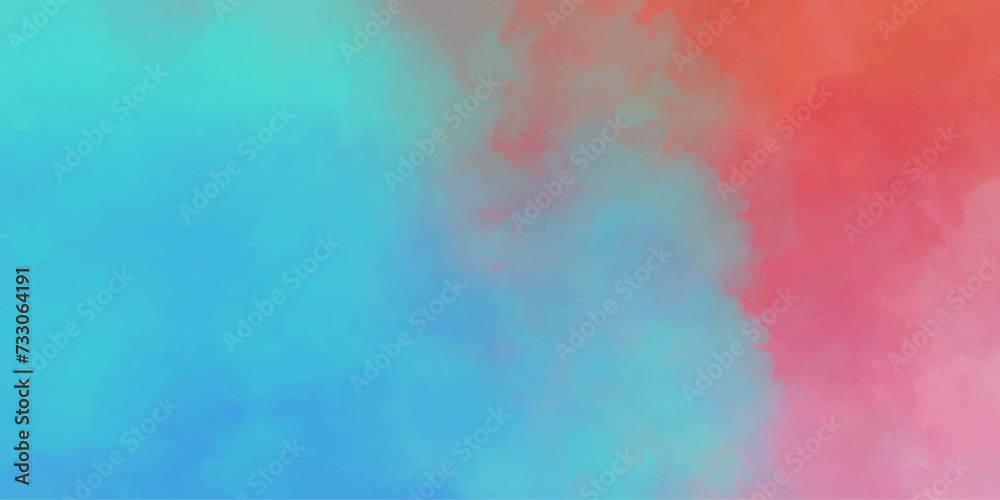 Red Sky blue ice smoke abstract watercolor.vector desing AI format.smoke cloudy,horizontal texture vintage grunge overlay perfect vapour,for effect dreaming portrait.
