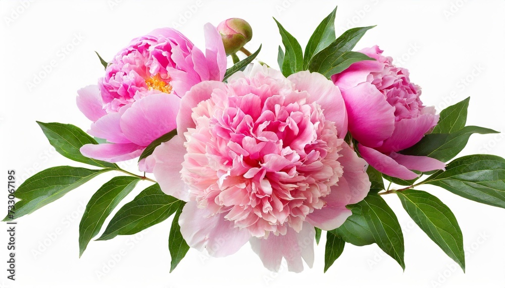 pink peony isolated on a transparent background png file floral arrangement bouquet of garden flowers can be used for invitations greeting wedding card
