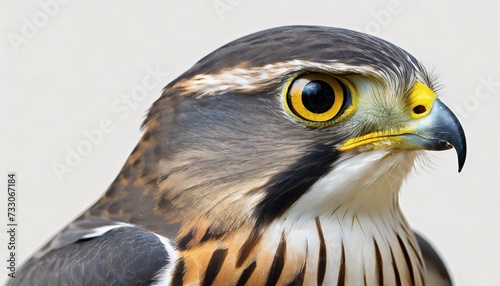 female of eurasian sparrowhawk accipiter nisus png isolated on transparent background photo