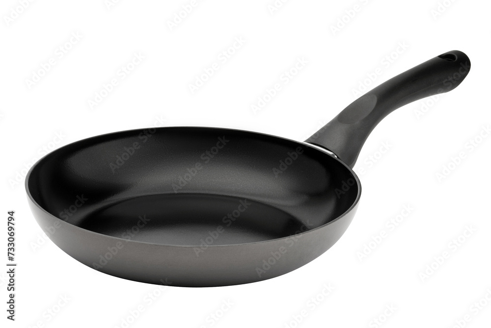 Fry pan isolated on a white background Fry pan isolated on a white background