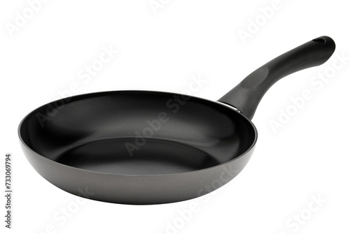 Fry pan isolated on a white background photo