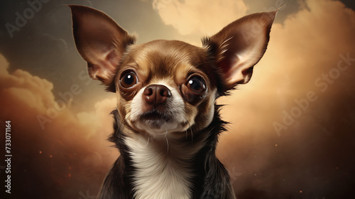 Chihuahua with a big personality and expressive eyes