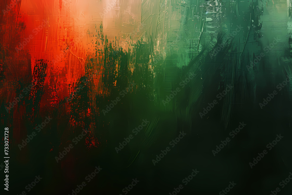 Fototapeta premium St. Patrick's Day green background with abstract texture