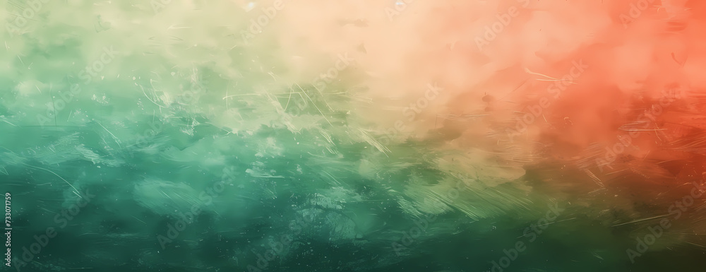 Fototapeta premium St. Patrick's Day green background with abstract texture