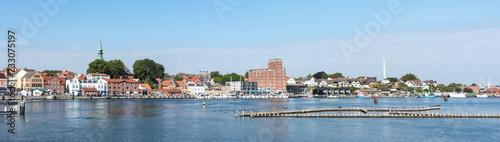 Panoramafoto von Kappeln, Schleswig-Holstein, Deutschland