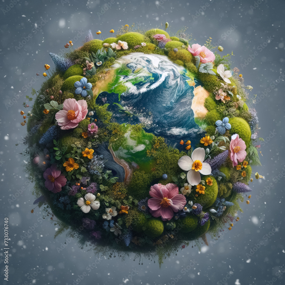 Fototapeta premium international Earth Day concept