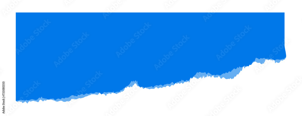 Obraz premium Ripped paper shape banner vector illustration