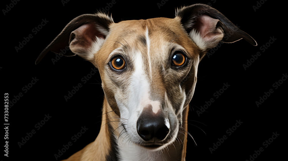 Greyhound with a sleek and graceful appearance