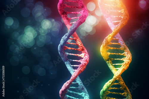 DNA. 3D. DNA Strands