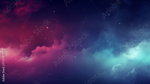 Mesmerizing nebula star wallpapers with dreamy atmospheres in dark turquoise and light maroon hues.