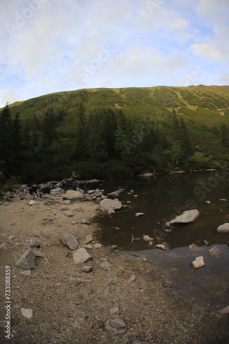 Ťatliakovo pleso in Tatra mountains, Slovakia