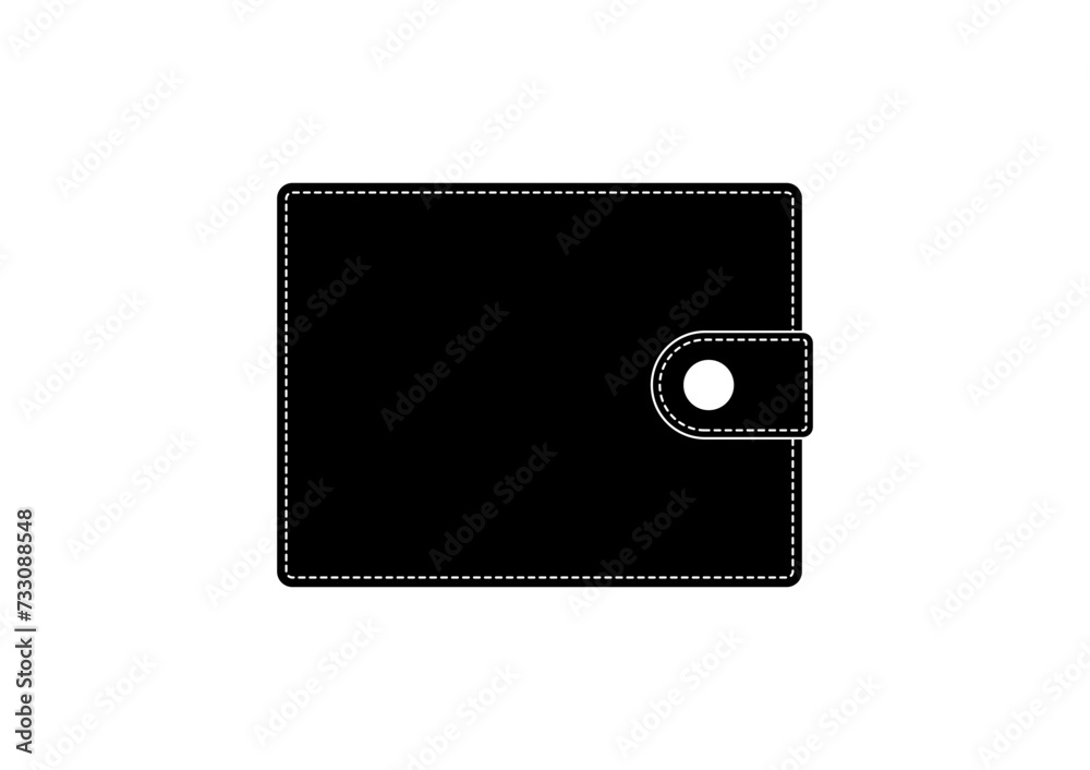 Money Wallet Logo Symbol. Saving Money Concept. Vector Illustration. Money Wallet Logo Symbol. Saving Money Concept. Vector Illustration.
