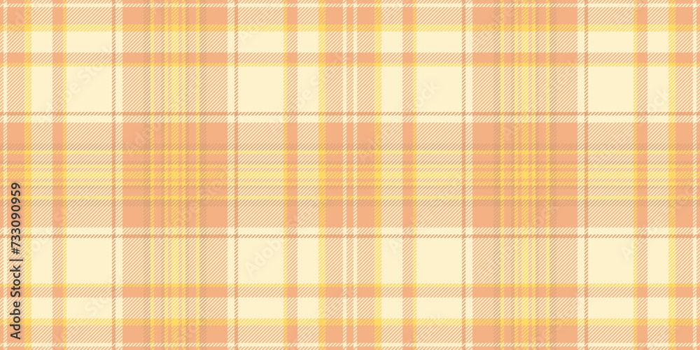 Fur check texture tartan, checked seamless vector plaid. Light background pattern fabric textile in orange and light colors. Fur check texture tartan, checked seamless vector plaid. Light background pattern fabric textile in orange and light colors.