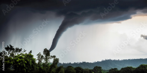 A massive tornado strikes © jovannig