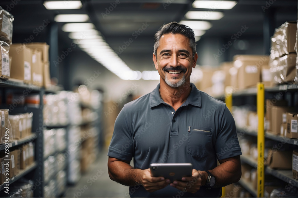 salesman in a hardware warehouse salesman in a hardware warehouse