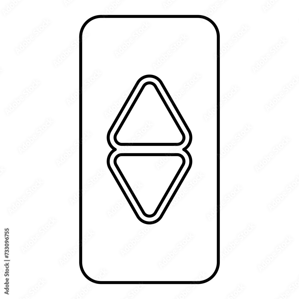 lift button elevator panel up and down each floor with arrow choice contour outline line icon black color vector illustration image thin flat style lift button elevator panel up and down each floor with arrow choice contour outline line icon black color vector illustration image thin flat style