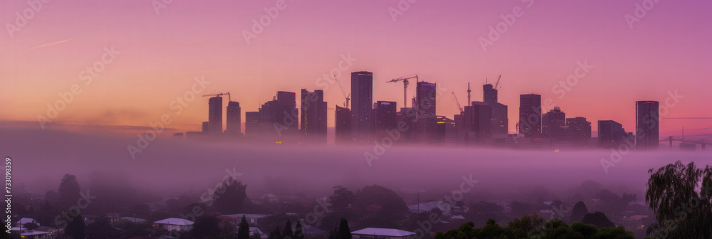 Brisbane panoramic view Australia