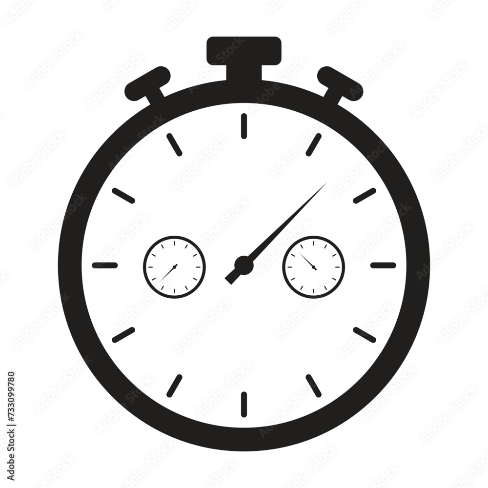stopwatch icon button for apps and websites, vector symbol on transparent background. stopwatch icon button for apps and websites, vector symbol on transparent background.