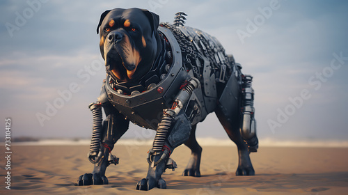 Rottweiler with a powerful build © Muhammad