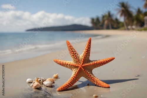 starfish on the beach