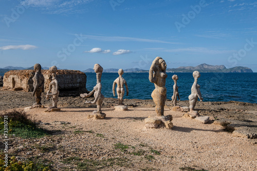 The Desire, sculpture by Joan Bennàssar, Can Picafort, municipality of Santa Margalida, Mallorca, Spain photo