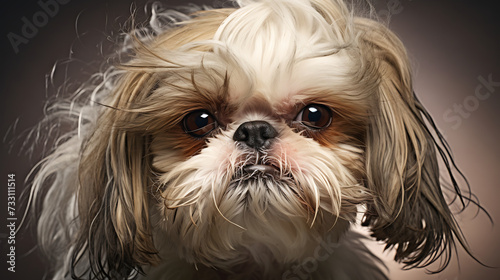 Shih Tzu with a squished face © Muhammad