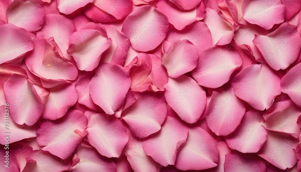 pink rose petals macro