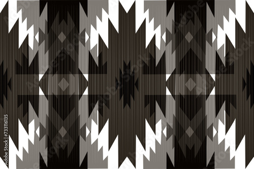 geometric shapes fabric design vector Mix and match Thai patterns. Seamless, carpeted floors, tapei, shawls, towels, textiles, yoga mats, neck scarves or patterned handkerchiefs