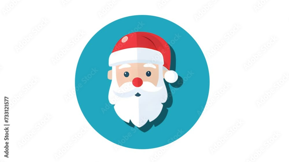 Santa Claus Icon of nice animated for your videos easy to use with Transparent Background Santa Claus Icon of nice animated for your videos easy to use with Transparent Background