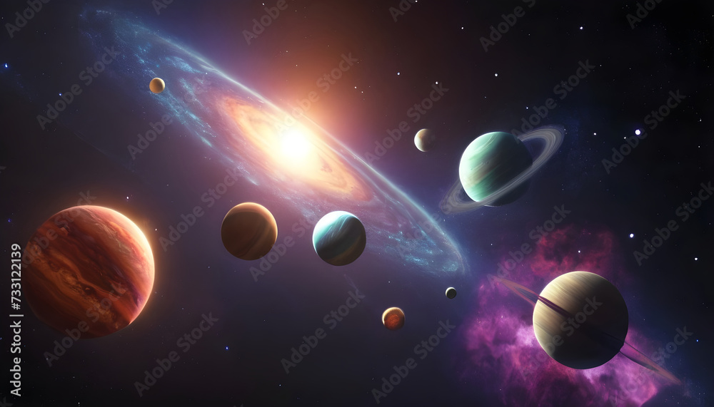 planet in space planet in space