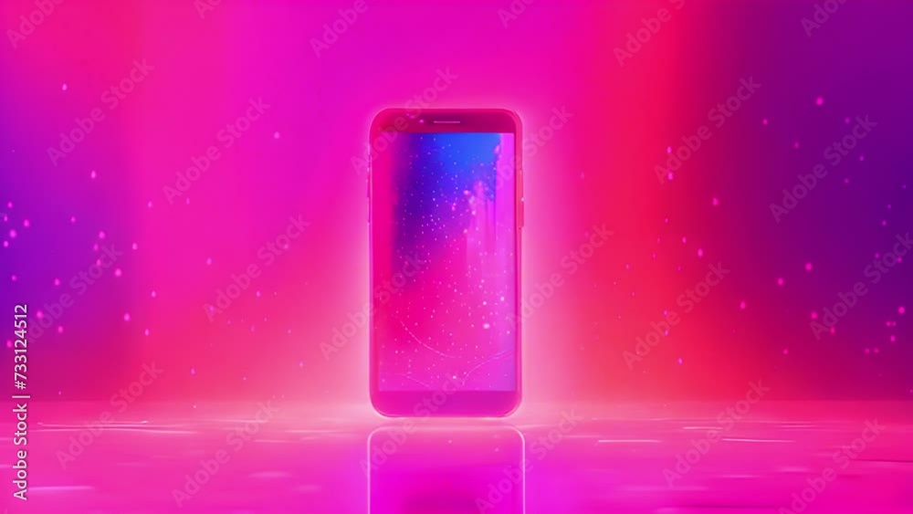 4k Glowing smartphone screen frame with neon Wifi signal. Outline neon smartphone. Mobile phone with wireless internet connection, wifi hotspot control. sparkling lights mock up 4k Glowing smartphone screen frame with neon Wifi signal. Outline neon smartphone. Mobile phone with wireless internet connection, wifi hotspot control. sparkling lights mock up