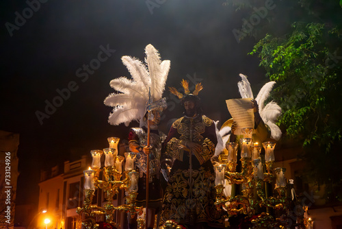Paso de Cristo de la hermandad de la Macarena, semana santa de Sevilla	 photo