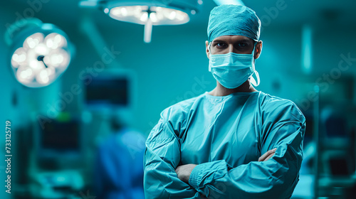 手術室の男性医師のイメージ photo
