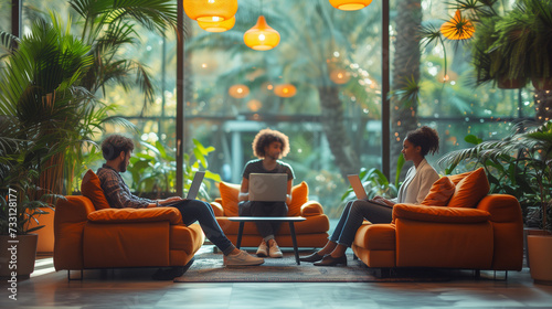 Working from home among plants: Enhancing productivity with greenery