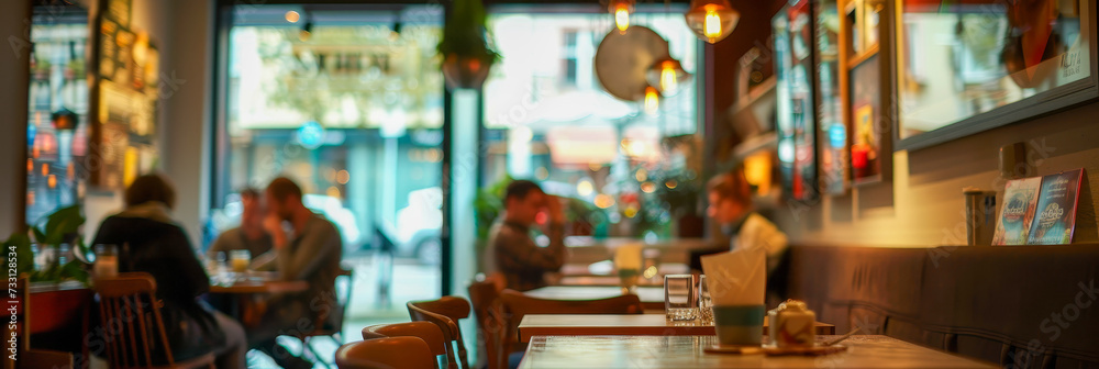 table, chair, restaurant, light, interior, blurred, cafe, abstract, blurry, bokeh, background