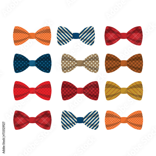 bow tie isolated on white