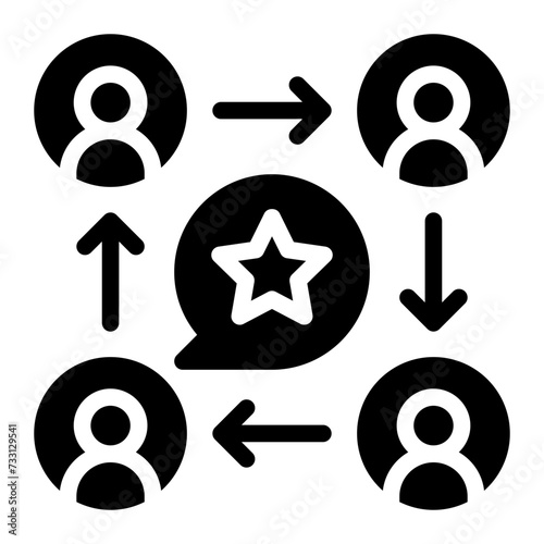 interpersonal glyph icon