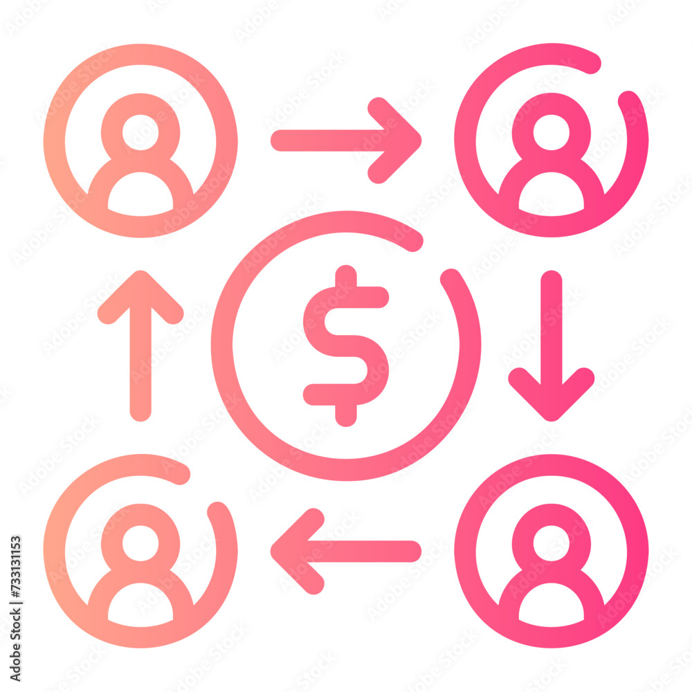 interpersonal gradient icon