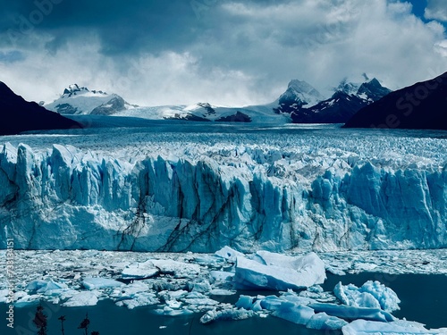 perito moreno glacier of argentina in patagonia