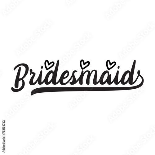 Bridesmaid SVG Cut File
