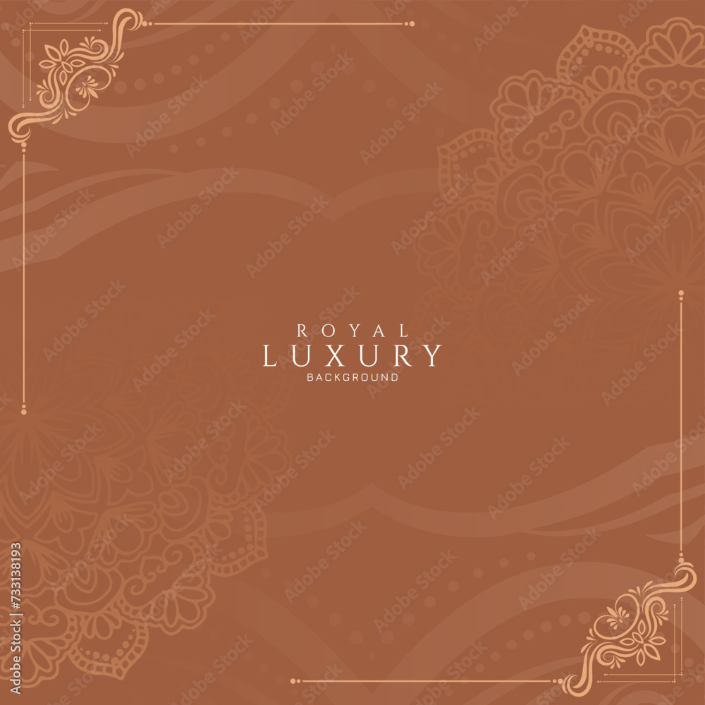 Stylish decorative floral frame ethnic luxurious background Stylish decorative floral frame ethnic luxurious background