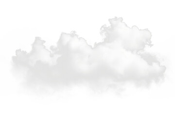 realistic cloud fog overlay isolated on the transparent background
