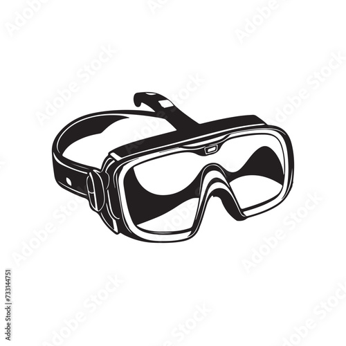 glasses isolated on white background