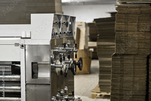 cardboard packaging box cardboard production labor business paper hands strong